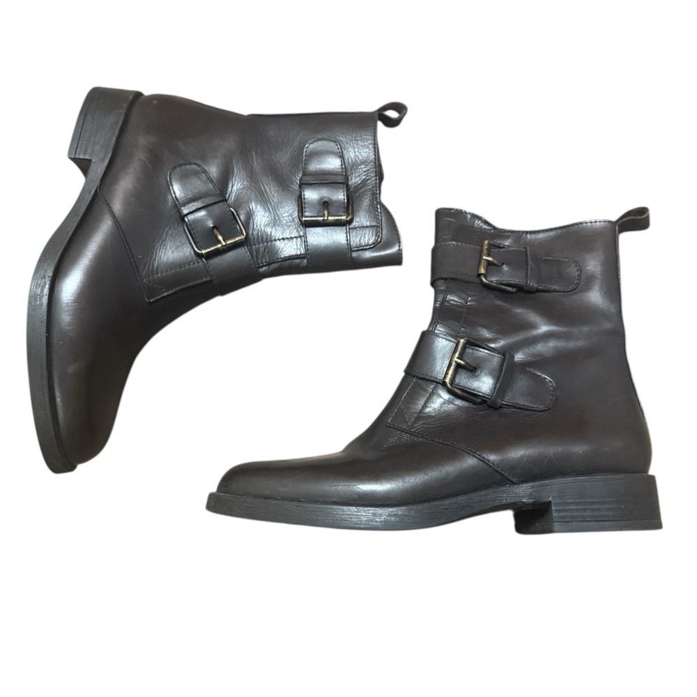 Emanuele Crasto size 7.5 (8.5) NWT (no box) chocolate Leather classic strap boot